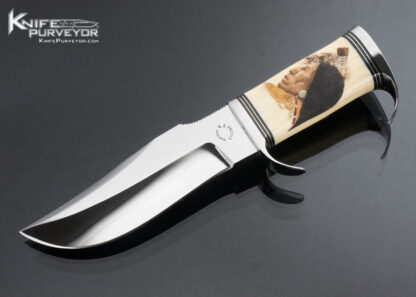 Dennis-Friedly-Custom-Knife-Garbo-Gary-Williams-Scrimshawed-Elmer-Keith-
