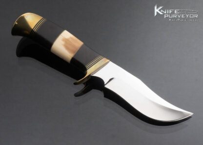 Dennis-Friedly-Custom-Knife-Connie-Bellet-Scrimshawed-Upswept-Skinner-