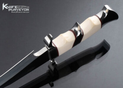 Willie Rigney Custom Knife Mammoth Recurved Subhilt Fighter - Image 4