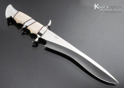 Willie Rigney Custom Knife Mammoth Recurved Subhilt Fighter - Image 2