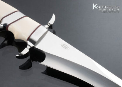 Willie Rigney Custom Knife Mammoth Recurved Subhilt Fighter - Image 3