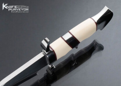 Willie Rigney Custom Knife Mammoth Recurved Subhilt Fighter 16421