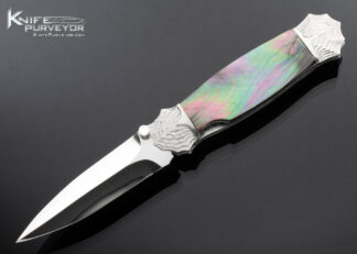 Koji-Hara-Custom-Knife-Black-Lip-Tahitian-Pearl-Airstep-Linerlock-Dagger-16209