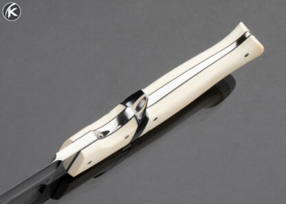 Joe Kious Custom Knife Fixed Blade Mammoth Subhilt Dagger - Image 5