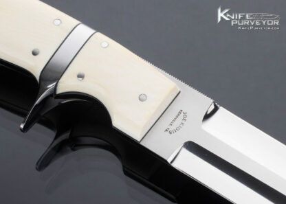Joe Kious Custom Knife Fixed Blade Mammoth Subhilt Dagger - Image 3