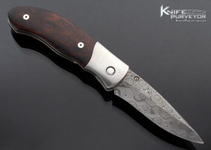 GTF Prototype Desert Ironwood and Damascus Linerlock - Image 4