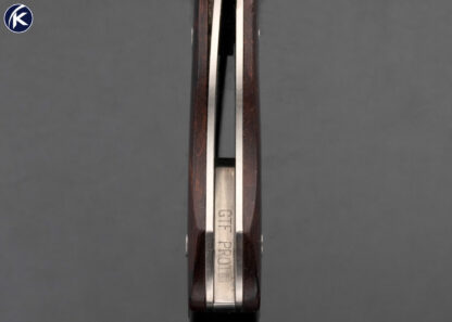 GTF Prototype Desert Ironwood and Damascus Linerlock 16674