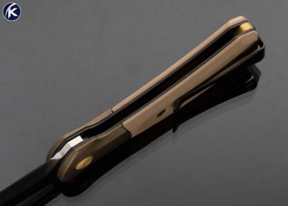 Buck 591 Bolster Release Paradigm Shift S35VN Drop Point Brown G10 Bolster Lock - Image 6