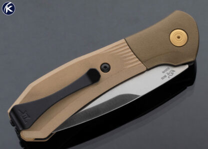 Buck 591 Bolster Release Paradigm Shift S35VN Drop Point Brown G10 Bolster Lock - Image 3