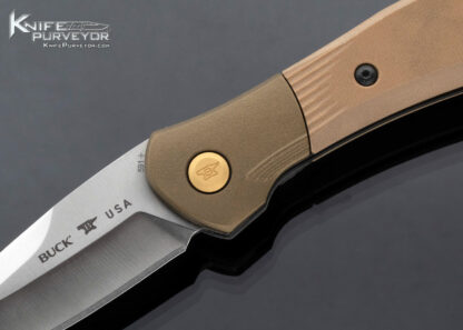 Buck 591 Bolster Release Paradigm Shift S35VN Drop Point Brown G10 Bolster Lock - Image 2