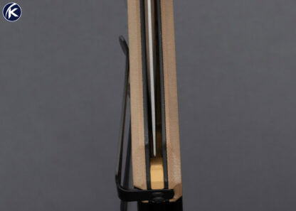 Buck 591 Bolster Release Paradigm Shift S35VN Drop Point Brown G10 Bolster Lock 16672