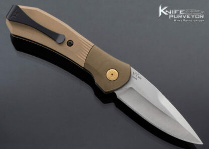 Buck 591 Bolster Release Paradigm Shift S35VN Drop Point Brown G10 Bolster Lock - Image 4