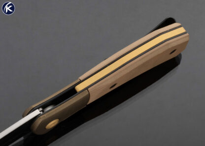 Buck 591 Bolster Release Paradigm Shift S35VN Drop Point Brown G10 Bolster Lock - Image 5