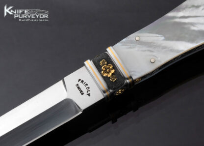 Dennis Friedly Custom Knife California Boot Dagger Engraved By Gil Rudolph - Image 2