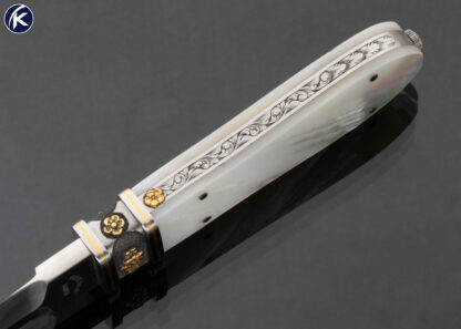 Dennis Friedly Custom Knife California Boot Dagger Engraved By Gil Rudolph - Image 5