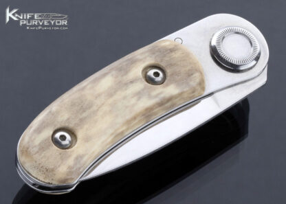Paul Knife Series 2 Model 2 Old Stag Button Lock - Image 3
