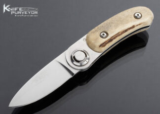 Paul Knife Series 2 Model 2 Old Stag Button Lock 16715