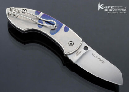Vox and Anso Spyderco Titanium Frame Slip Joint - Image 4
