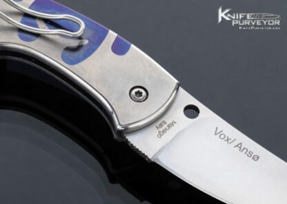 Vox and Anso Spyderco Titanium Frame Slip Joint - Image 5