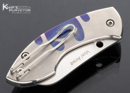 Vox and Anso Spyderco Titanium Frame Slip Joint - Image 3