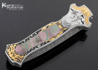 Joe Kious Custom Blacklip Pearl Dead Bug Auto Engraved By Ray Cover - Image 3