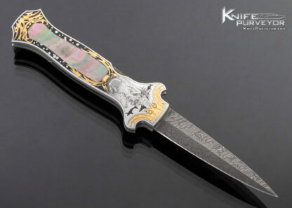 Joe Kious Custom Blacklip Pearl Dead Bug Auto Engraved By Ray Cover - Image 4