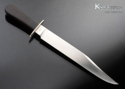 D.E. Henry Custom Knife Large Clip Point Cocobolo Bowie #258 - Image 3