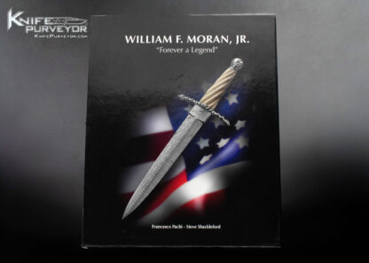 Bill Moran MS Custom Knife Curly Maple Hand Forged ST-24 Fighter Featured in William F. Moran, Jr. "Forever a Legend" on Page 181 - Image 8
