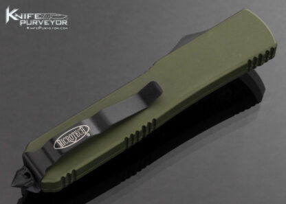 Microtech Custom Knife Folding Knife Ultratech SE Green 121-1Gr w Original Box - Image 2