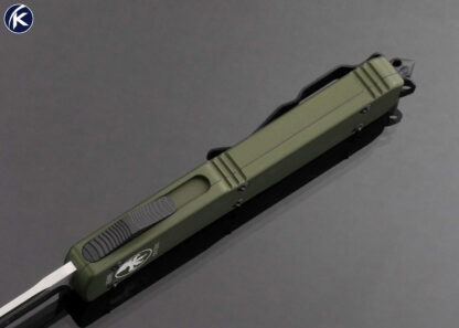 Microtech Custom Knife Folding Knife Ultratech SE Green 121-1Gr w Original Box - Image 4