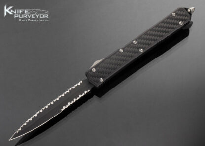 Microtech Custom Knife Makora II DLC Full Serrated 106-3 w box 16734