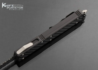 Microtech Custom Knife Makora II DLC Full Serrated 106-3 w Original Box - Image 4