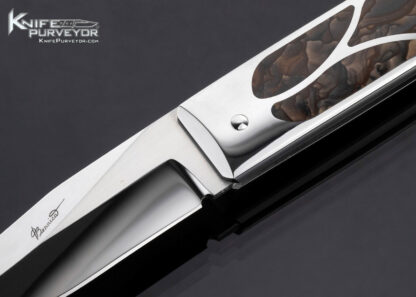 Charlie Bennica Custom Knife Biggs Jasper Interframe Bennica Lock - Image 2