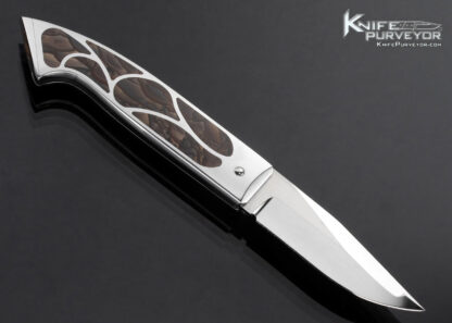 Charlie Bennica Custom Knife Biggs Jasper Interframe Bennica Lock - Image 3