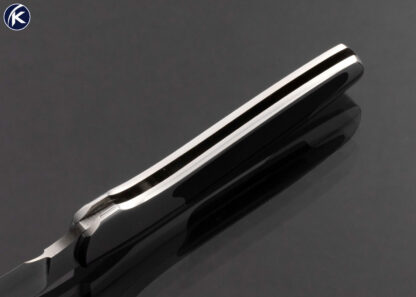 Scott Sawby Custom Knife Edwards Black Jade Merlin Button Lock - Image 6