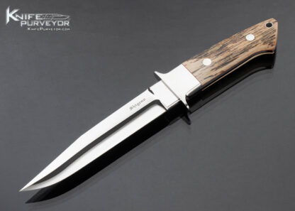 Mamoru Shigeno Custom Knife Bark Mammoth "Bob Loveless" Fighter 16974