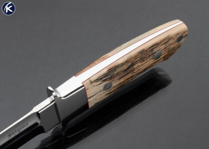 Mamoru Shigeno Custom Knife Bark Mammoth "Bob Loveless" Fighter - Image 5