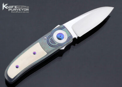 Michael Walker Custom Knife Titanium Mammoth Interframe D-Lock - Image 4
