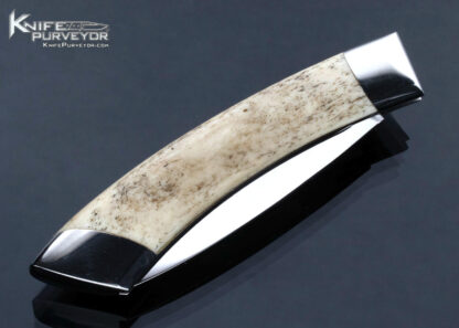 Billy Mace Imel Custom Knife Camel Bone Slip Joint - Image 3