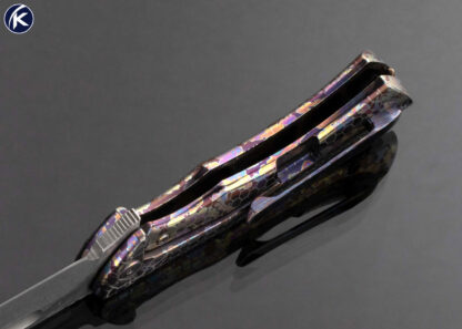 Michael Zieba Custom Knife Jason Knight Collaboration One of One S5 Framelock Flipper - Image 7