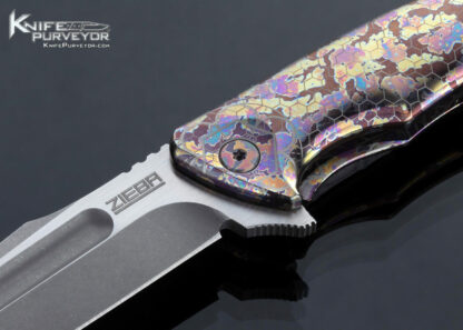Michael Zieba Custom Knife Jason Knight Collaboration One of One S5 Framelock Flipper - Image 2