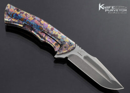 Michael Zieba Custom Knife Jason Knight Collaboration One of One S5 Framelock Flipper - Image 4