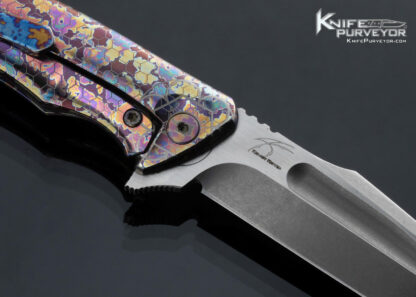 Michael Zieba Custom Knife Jason Knight Collaboration One of One S5 Framelock Flipper - Image 5