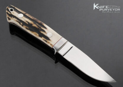 Zac Buchanan Custom Knife Stag Utility Knife - Image 3