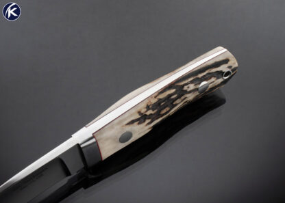 Zac Buchanan Custom Knife Stag Utility Knife - Image 4