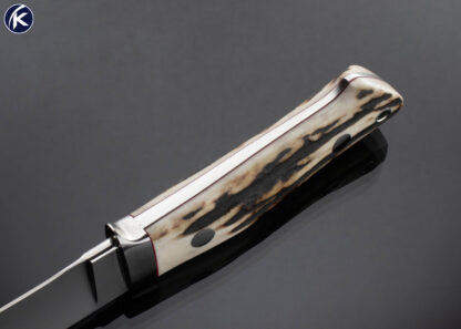 Zac Buchanan Custom Knife Stag Utility Knife 16879