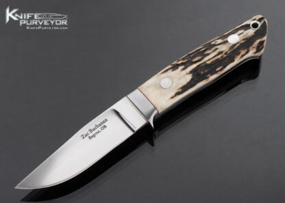 Zac Buchanan Custom Knife Stag Utility Knife 16879