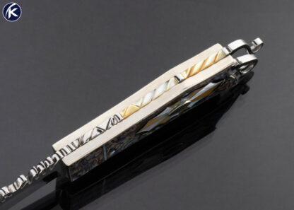 Lloyd Hale Custom Knife Abalone and Multi-Pearl Lockback - Image 5