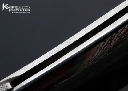 Scott Sawby Custom Knife Jasper Interframe Tern Selflock Engraved by Martin Butler with Gold Inlays - Image 7