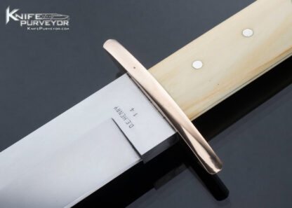 D.E. Henry Custom Knife Large Mammoth Bowie Knife #14 - Image 2